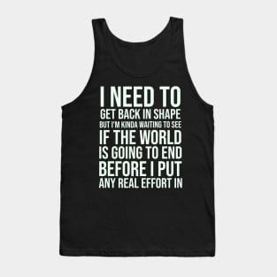 New Years Party Funny New Year 2020 2021 Sarcastic Sarcasm Tank Top